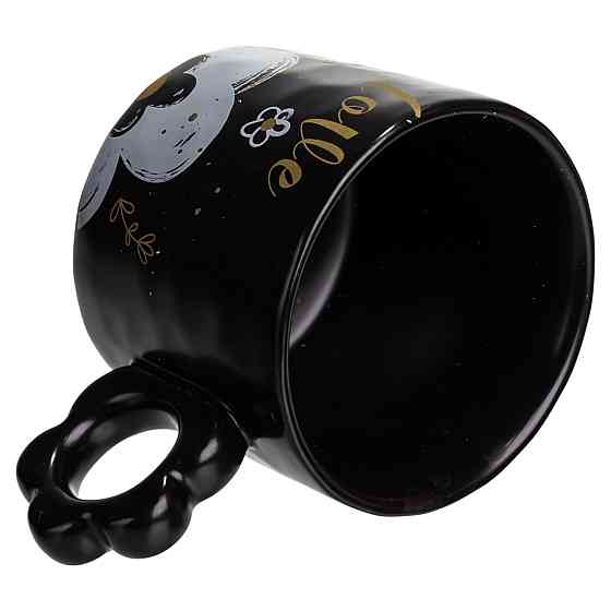 Чашка для чаю та кави порцелянова Love 420 (мл) гарна оригінальна кружка на подарунок FM-14B Коломия