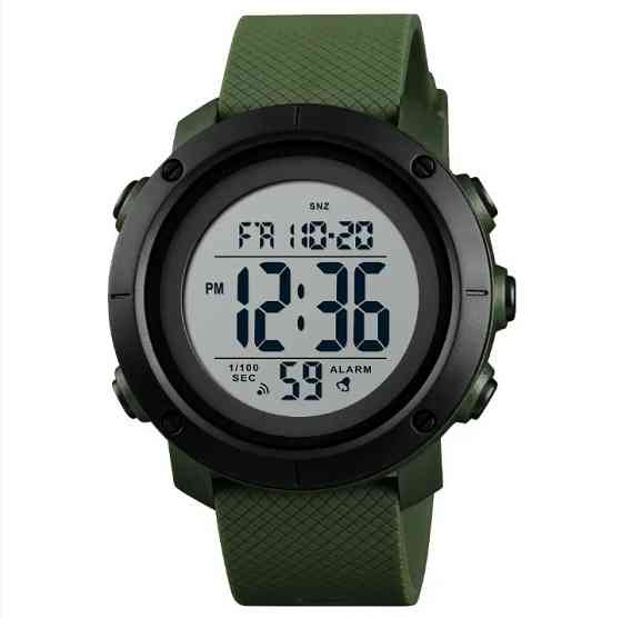 Чоловічий спортивний годинник Skmei 1426 Зелені з білим циферблатом Вінниця