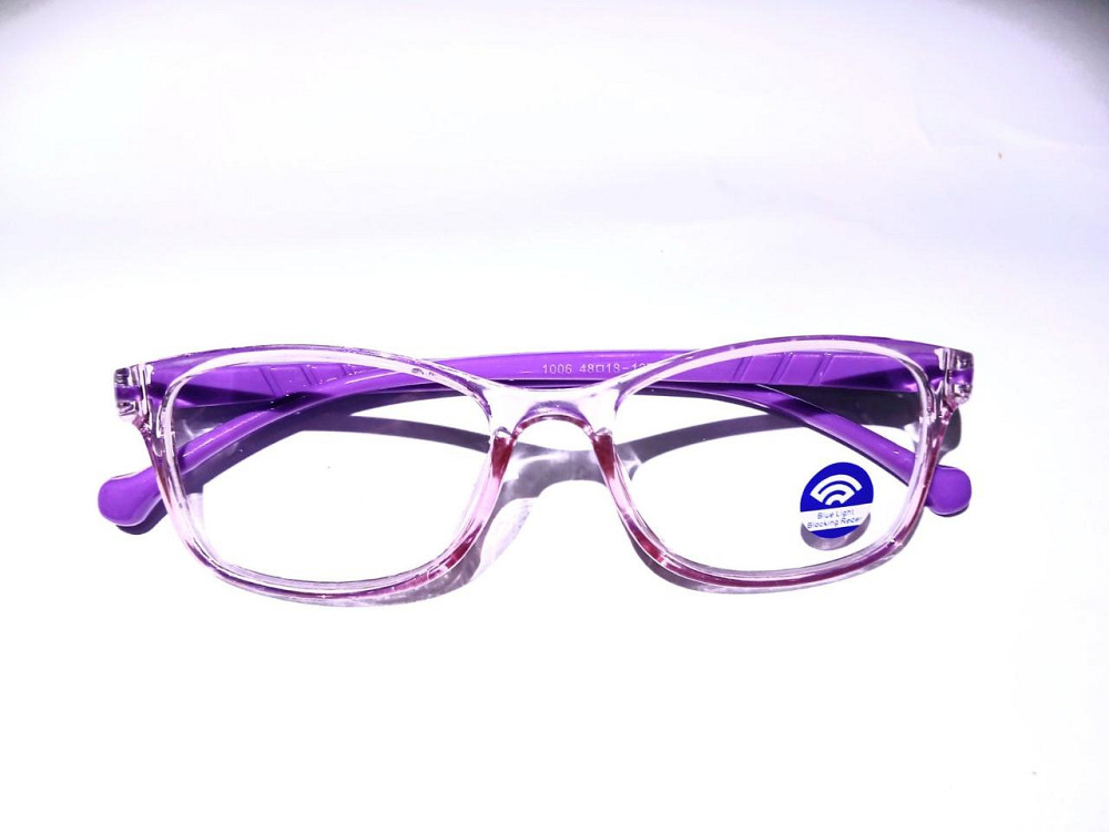Детские компьютерные очки Happy фиолетовая оправа Луцк - изображение 1