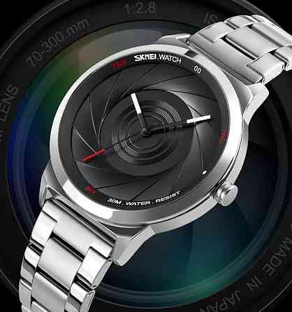 Классические мужские часы Skmei 9210 Серебристый Киев