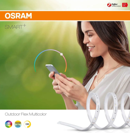 Світлодіодна стрічка LEDVANCE OSRAM SMART+ Flex 3P Multicolour 1,8 м, RGBW, Bluetooth, Apple HomeKit, IP65, 10 Вт Київ