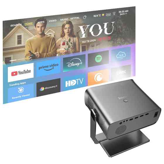 Проектор HOCO DT5 Smart electric focus projector(1080P Android version) Київ