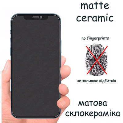 Скло захисне Drobak Matte Ceramics Apple iPhone 15 Pro (292922) Вінниця - фото 5