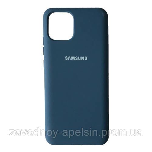 Samsung A03 A035 Чохол силіконовий Silicone Cover (синій) Одеса - фото 1