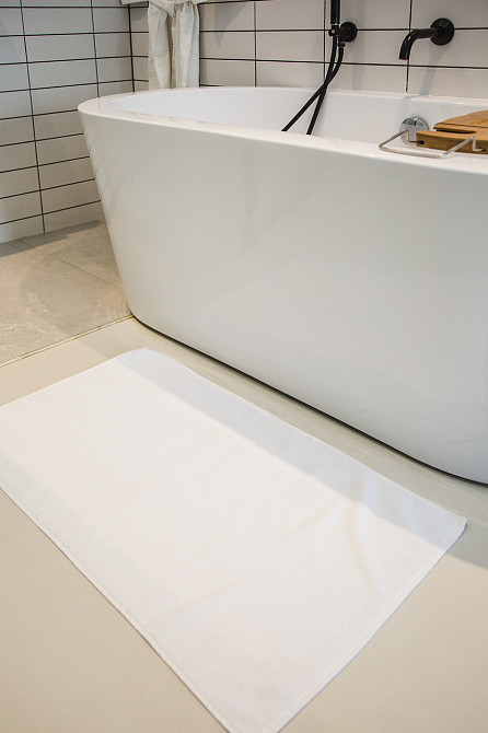 Ecotton Килимок махровий Ecotton 50х70 см 650 гр./м рушник для ніг білий для ванної кімнати Коломыя - изображение 5