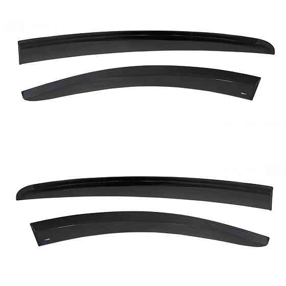 Дефлектори вікон (вітровики) Ford Focus 2011-2017, 4шт, SunPlex, седан/хетчбек, на скотчі Київ