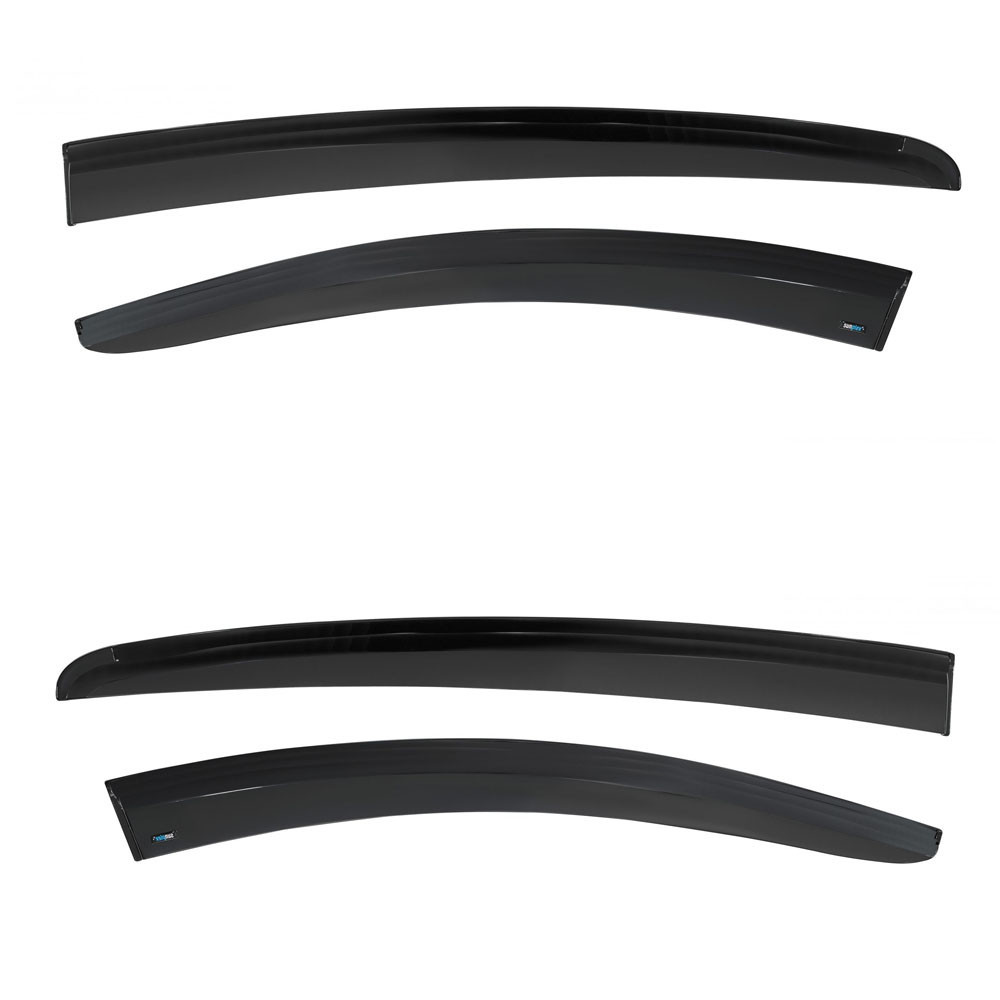 Дефлектори вікон (вітровики) Ford Focus 2011-2017, 4шт, SunPlex, седан/хетчбек, на скотчі Київ - фото 1