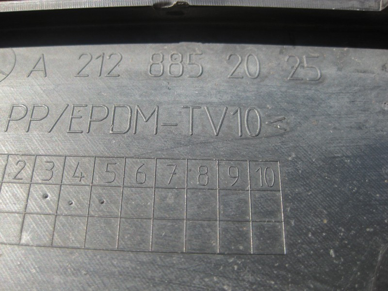 Mercedes-Benz  A2128852025 Обшивка заднього бампера нижня - губа E-Class W212 до рестайлу Одеса - фото 5