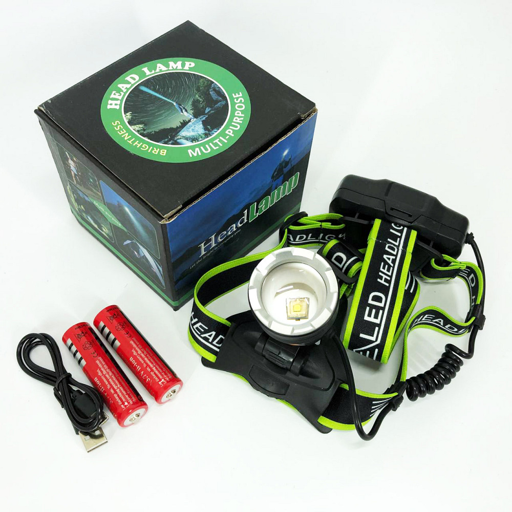 Фонарь на голову для бега PLD-A12-TG 2x18650, Мощный тактический фонарь светодиодный PY-43 Львов - изображение 5