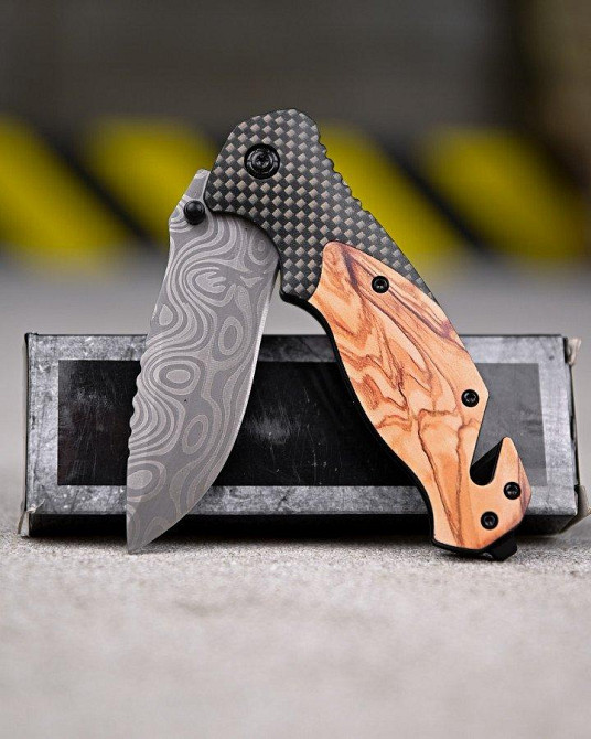 Ніж викидний wood РП7336 Одеса - фото 3