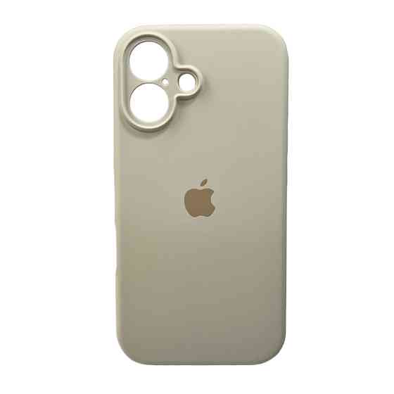 Чохол для смартфона Silicone Full Case AA Camera Protect for Apple iPhone 16 9,Antique White Київ