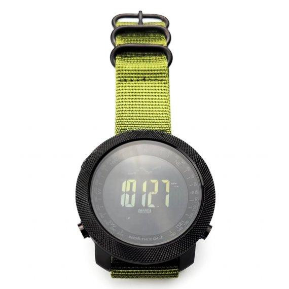 Чоловічий наручний годинник North Edge Apache 5BAR з компасом Зелений Вінниця - фото 9