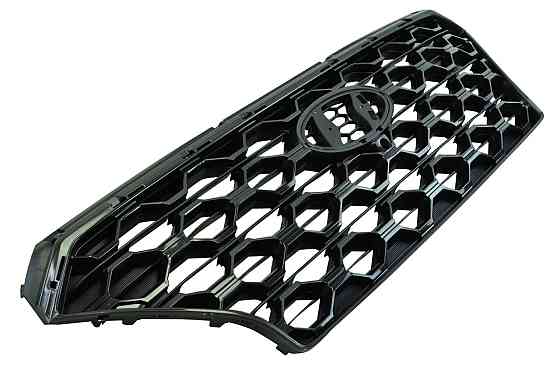 Грати Хюндай Santa Fe 4 ТМ дорест (2019-2021) чорна під камеру (відламане кріплення) радіатора Мукачево