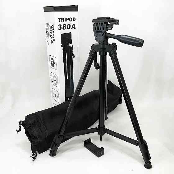 Стійка для відеокамери TriPod 380A 0.50-1.35м, Штатив-стійка трипод, Штатив ZE-926 для блогера Київ