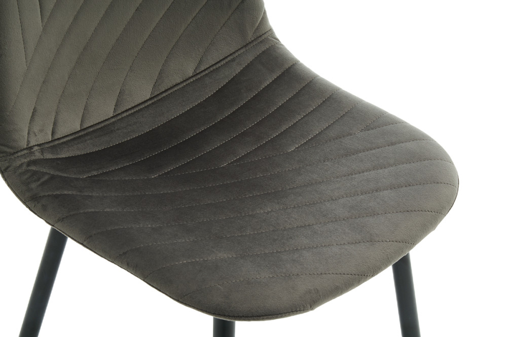 Стілець Яріс чорний/велюр графітовий, G062-15 Київ - фото 1