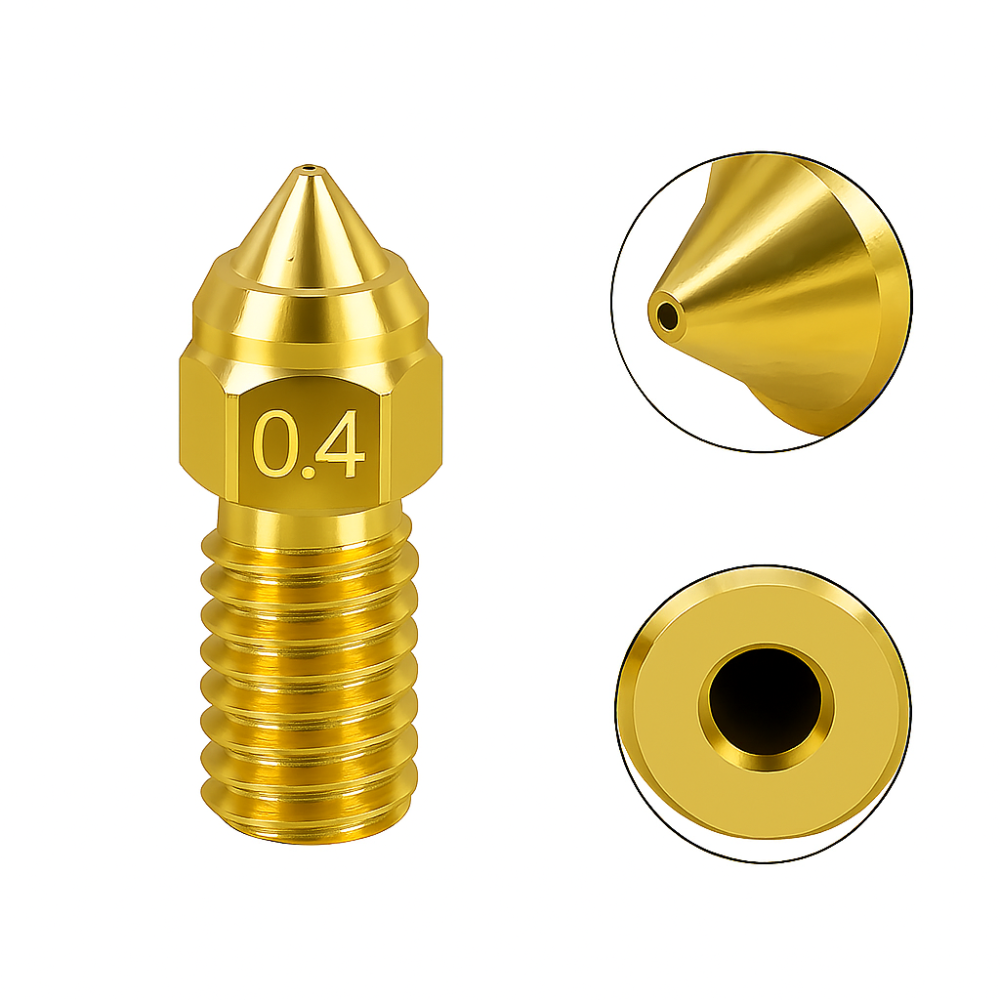Високоякісні латунні сопла 0,4 мм для Ender-3 V3 SE, Ender-5 S1, Ender-7 (YES ) Київ - фото 1