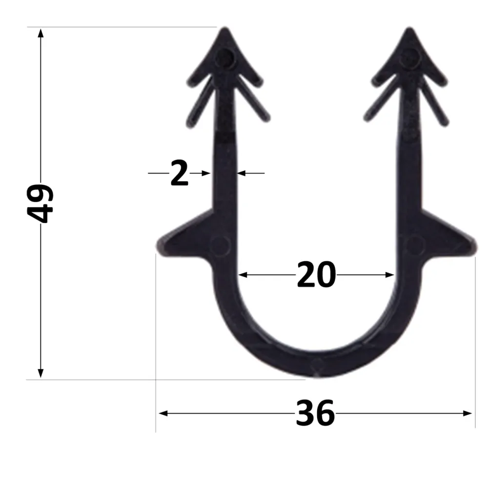 Скоба якорная Thermo Alliance 50 мм для такера (пачка 300 шт.) Киев - изображение 4