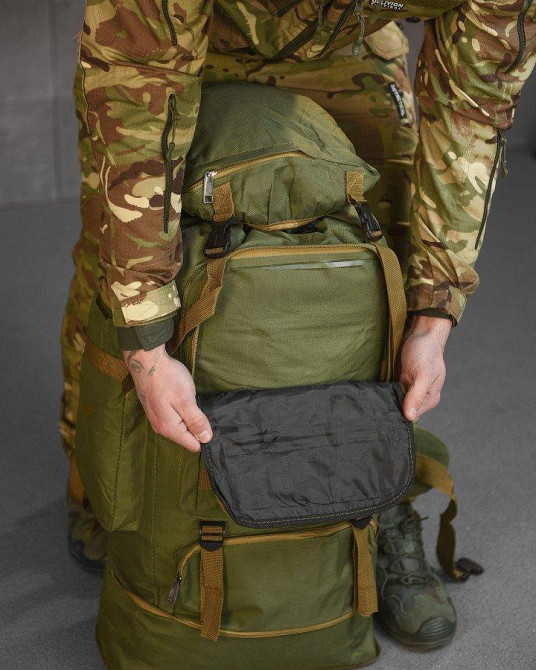Рамный тактический рюкзак 80л  НП5198 Одесса - изображение 10