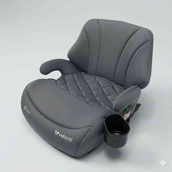 Автокрісло - бустер ISOFIX зі спинкою  ТМ VELANO Gravo i-Size 125-150 см Київ