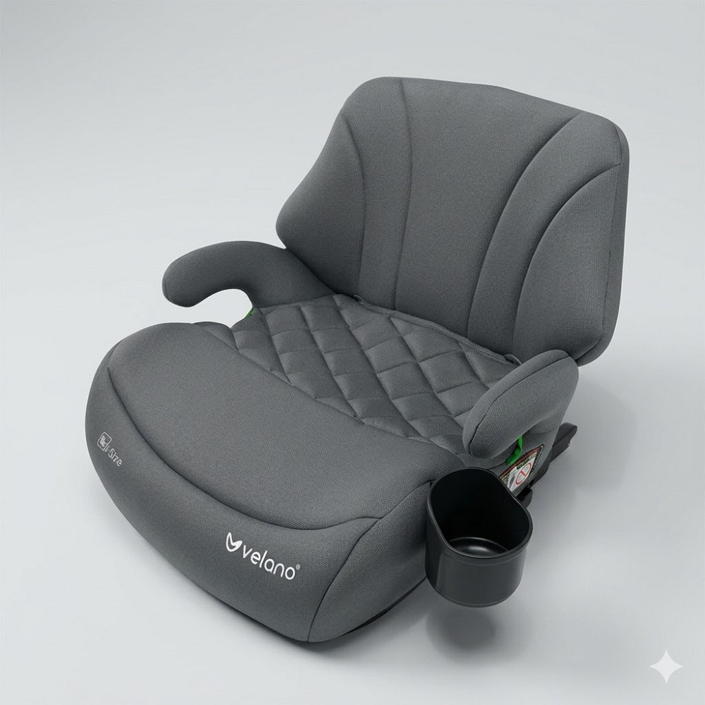 Автокрісло - бустер ISOFIX зі спинкою  ТМ VELANO Gravo i-Size 125-150 см Київ - фото 1