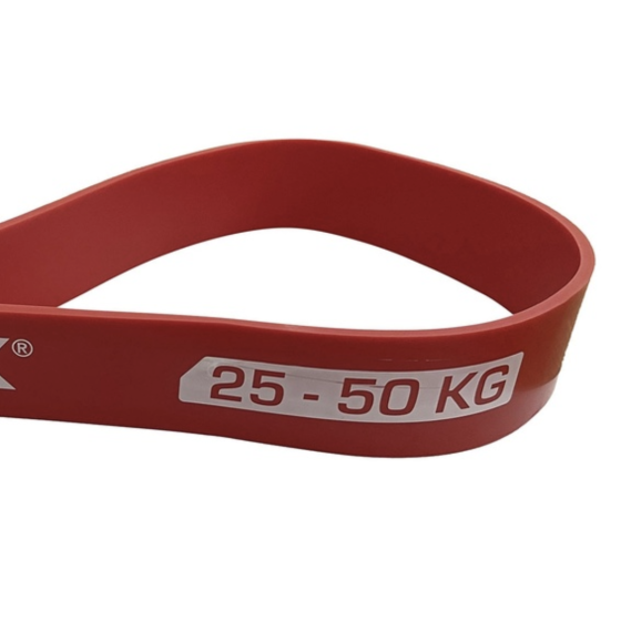 Резинка для фітнесу York 25-50кг - 2080x45x4,5 мм, червоний Київ