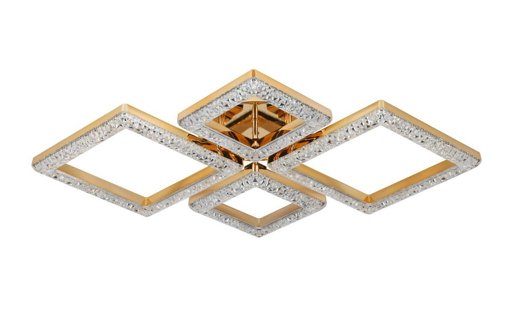 SIRIUS Люстра світлодіодна акрилова Sirius 2726/2+2 GD 50W*2 Коломия - фото 2