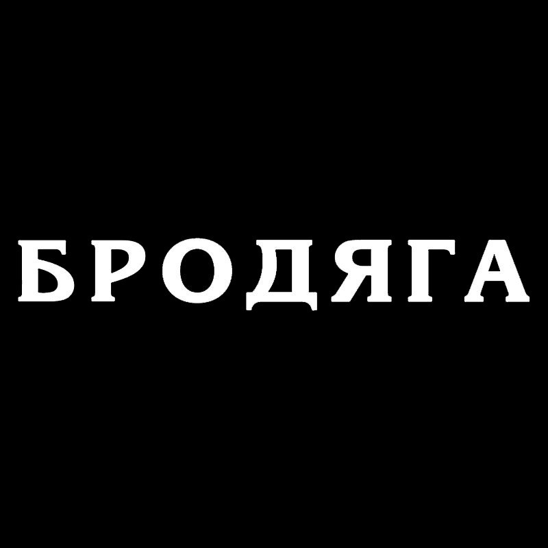 Наклейка Бродяга Біла на авто Київ - фото 7