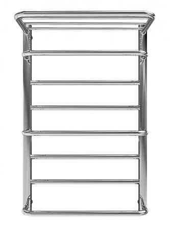 Водяной полотенцесушитель Mario INOX Люксор 770х530/500 с полкой Киев