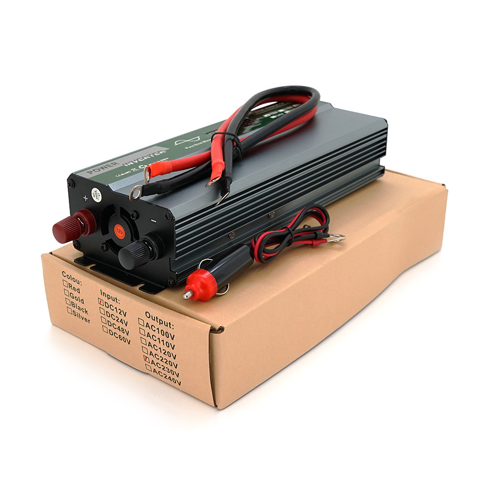 Інвертор напруги Demuda DMDPSW-800W, 12V/220V, 800W з правильною синусоїдою, 1 універсальна розетка, 2 USB, клемні дроти, Q20 Київ - фото 2