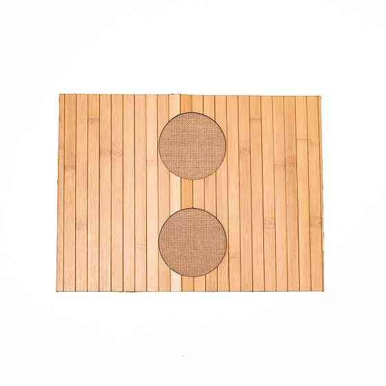 Сервировочный коврик бамбук 39х29, подставка для посуды деревянная HB-40-5 Киев