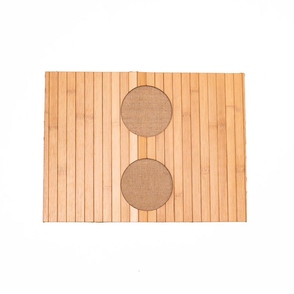 Сервировочный коврик бамбук 39х29, подставка для посуды деревянная HB-40-5 Киев - изображение 1