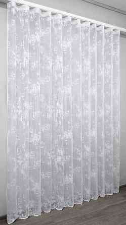 Тюль VR-Textil 1225т Мармур Жакард Білий 500х250 см (43-331) Київ