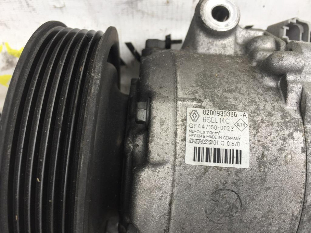 Компресор кондиціонера Renault Megane III 1.5 dCi 2009-2012 (8200939386) Ковель - фото 1
