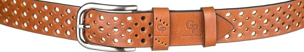 Ремінь чоловічий Grande Pelle 11052 під джинси Коричневий Київ - фото 2