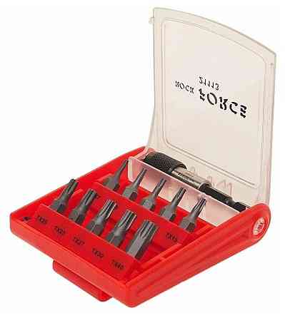 Набор бит-торкс с битодержателем,11 предметов,1/4