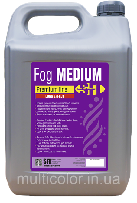 Рідина для диму Fog Medium Premium 5 л Київ - фото 1