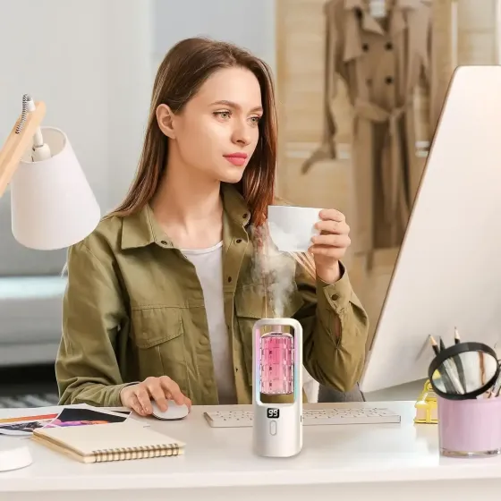 Портативный аромадиффузор-увлажнитель воздуха с подсветкой Коломыя