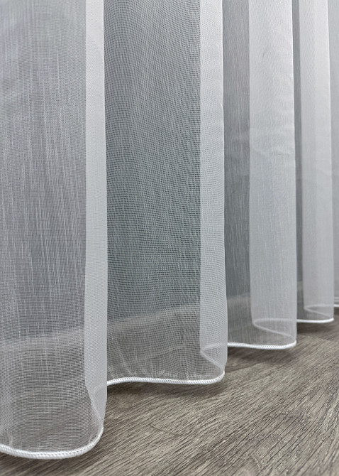 Тюль VR-Textil 1153т Бамбук однотонний Білий 300х200 см (43-216) Київ - фото 7