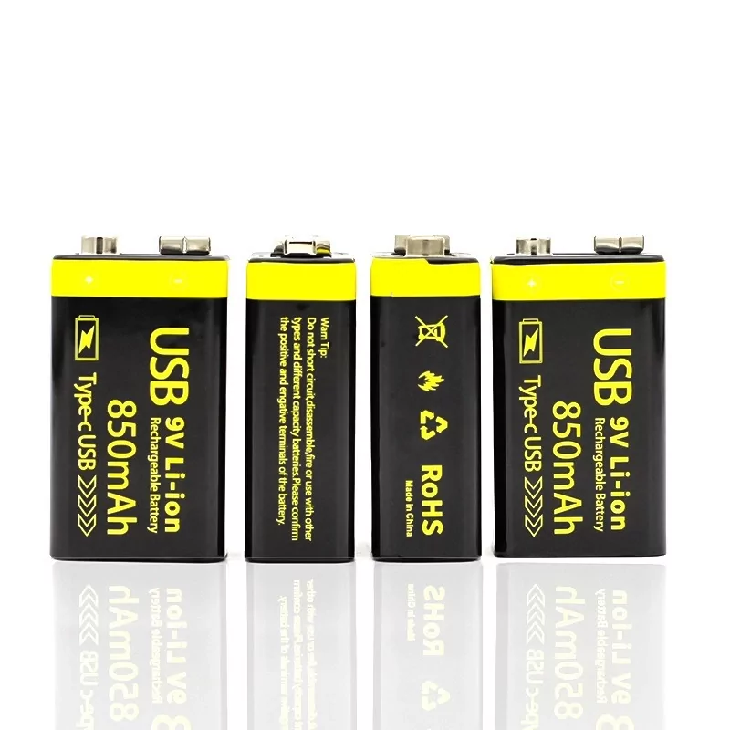 Акумулятор Крона 850mAh 9v USB (Чорний) Вінниця - фото 5