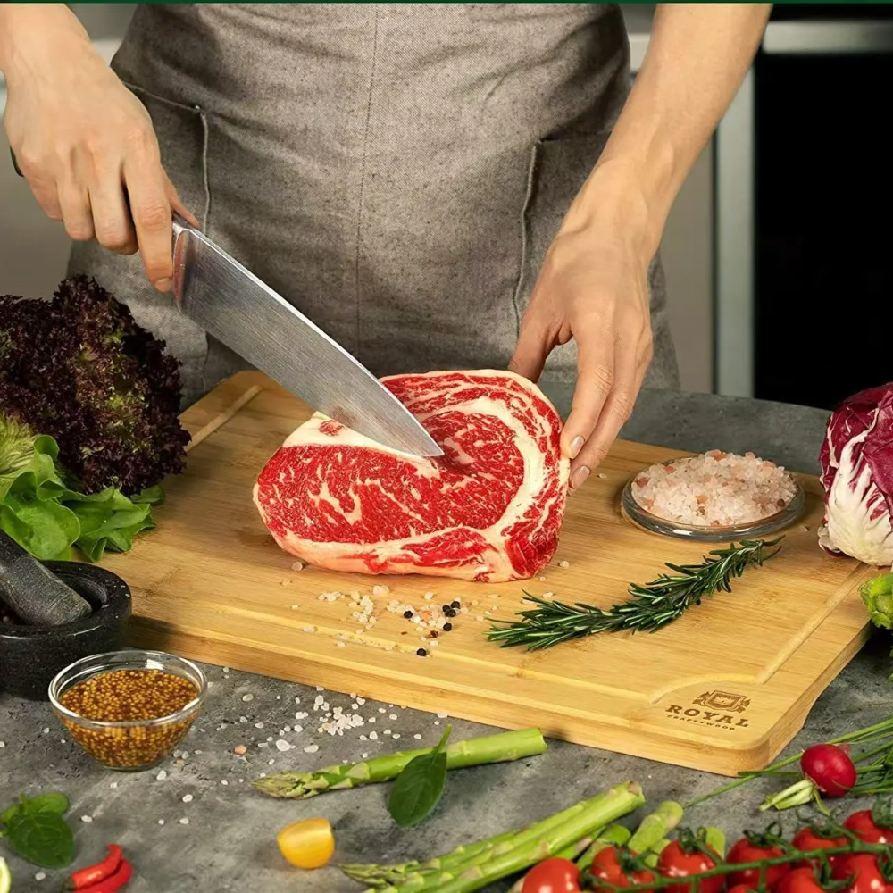 Набор разделочных досок для кухни из бамбука 3 штуки в комплекте, бамбуковая доска для кухни Каменец-Подольский - изображение 5