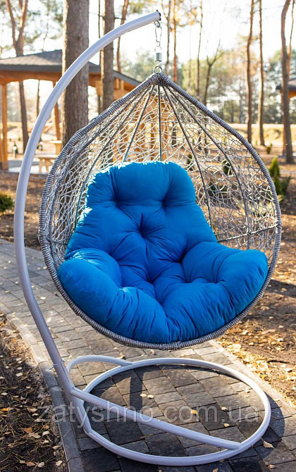 Підвісне крісло Кокон з подушкою Київ - фото 5