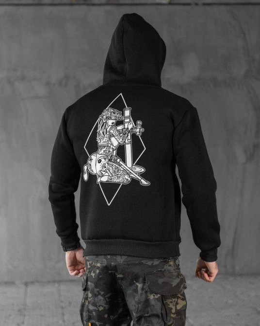 Худі CELEO на флісі black ВТ7912 Одеса - фото 9