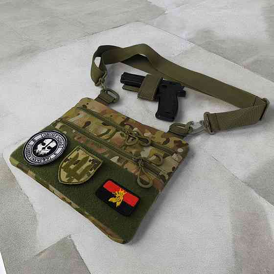 Мужская брезентовая сумка через плечо, Мужская сумка-слинг тактическая сумка рюкзак слинг CX-56 Львов