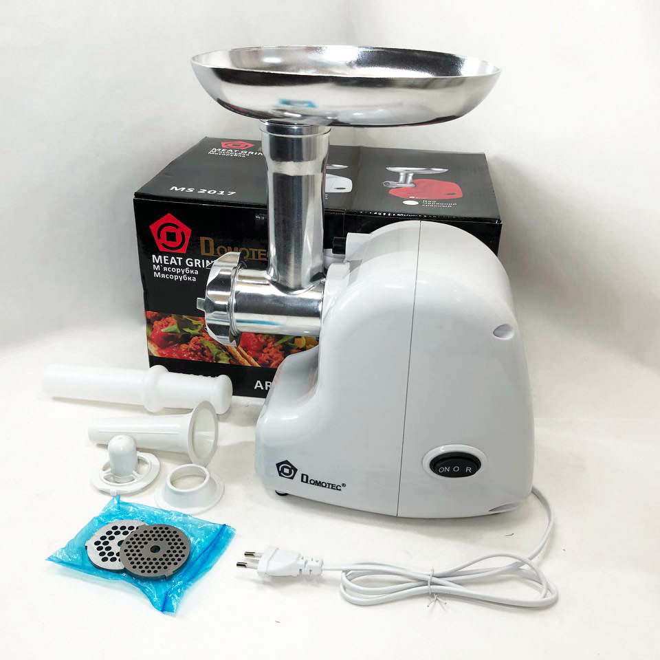 Потужна м'ясорубка електрична для дому Domotec, Електрична м'ясорубка багатофункціональна 2 швидкості OC-34 Львів - фото 7
