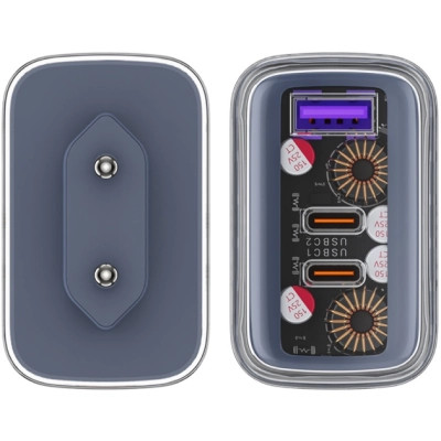 Зарядное устройство Acefast 3xUSB 65W (2xUSB-C+USB-A) Gan A45 Fast Charger Mountain mist (6974316282099) Винница - изображение 5