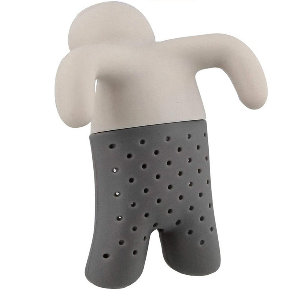 Ситечко для чая Человечек 85 на 65 мм серый Киев - изображение 16