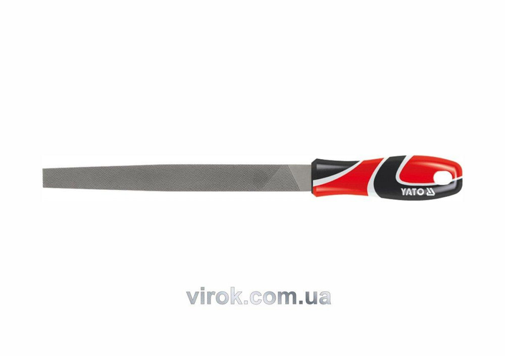 Напилок для металу YATO, плоский l=300 мм, #2 [10/40] Одеса - фото 1