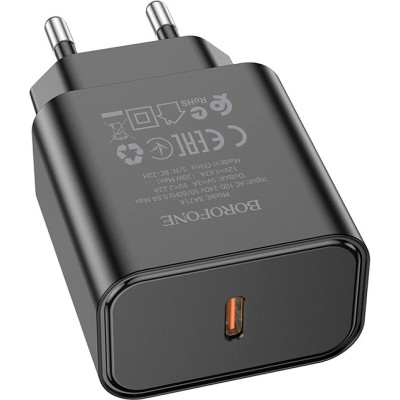 Зарядное устройство BOROFONE BA71A Power USB-C PD20W Black (6974443387957) Винница - изображение 2