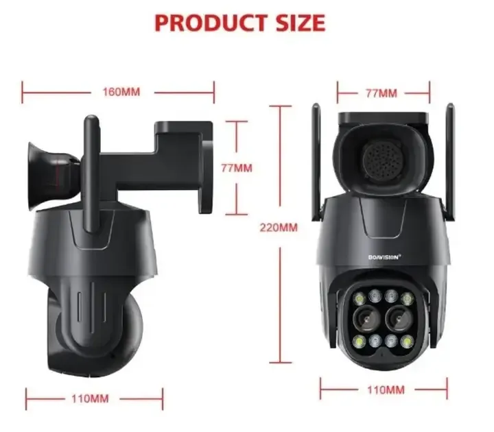 Камера видеонаблюдения BOAVISION D4W4MP уличная поворотная Коломия - фото 2