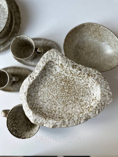 Салатник фігурний Olens "Нормандія" 28*24*3,4 см кераміка для дому та ресторану Київ - фото 4